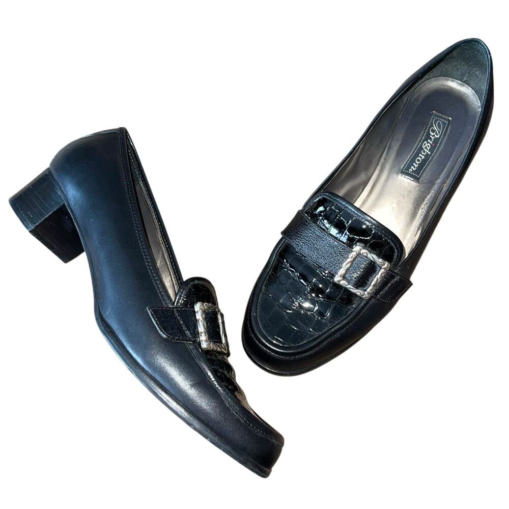 Brighton Loafers Leather Croc - Picture 3 of 7